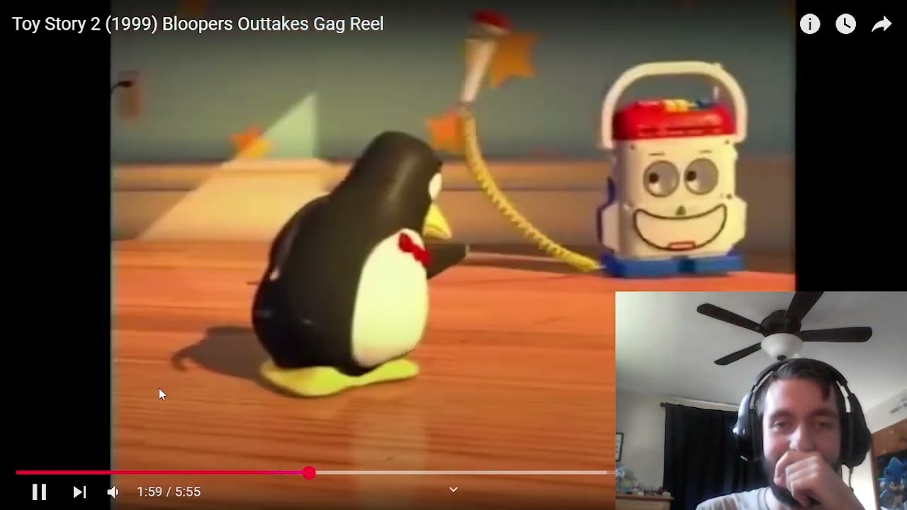 Toy Story 2 Blooper Outtakes Gag Reel Reaction!