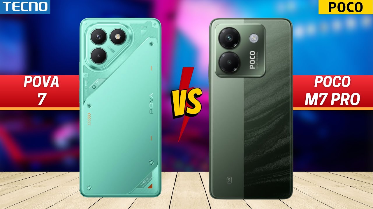 Tecno Pova 7 vs Poco M7 Pro 5G