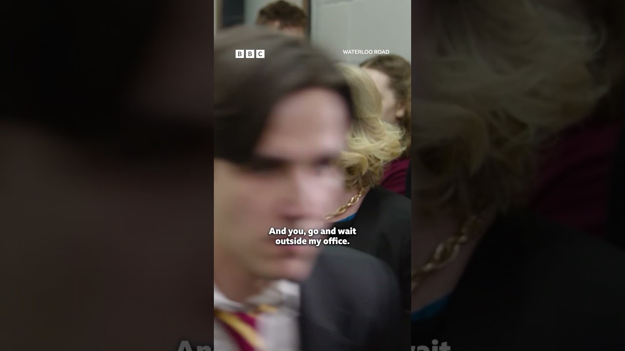 Pregnant Teacher FALLS in Crowded Hallway 😲 - BBC