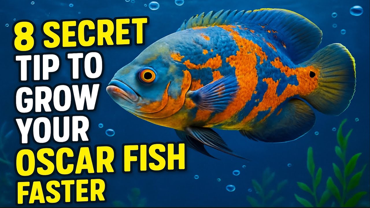 Oscar Fish Guide and Care✅