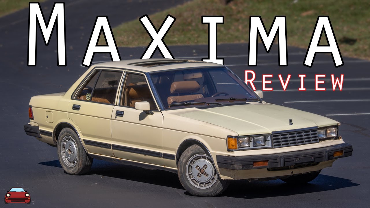 1984 Nissan Maxima Review - A 6 Cylinder, Rear Wheel Drive Sedan From The 80's!