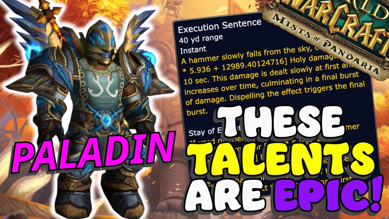 The Paladin - How the talents change in MoP Classic!