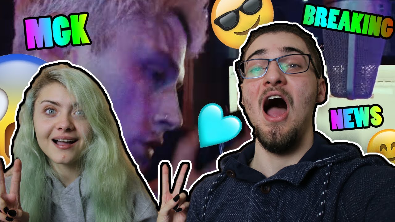 Me and my sister watch Machine Gun Kelly - Breaking News 1 & 2 for the first time (Reaction)