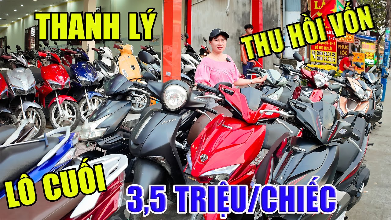 THANH LÝ LÔ XE CŨ VISION SH MODE SH 125 AB WAVE FUTURE 125 GRANDE JANUS XE ĐI LÀM SỐC 3,5 TRIỆU SHIP