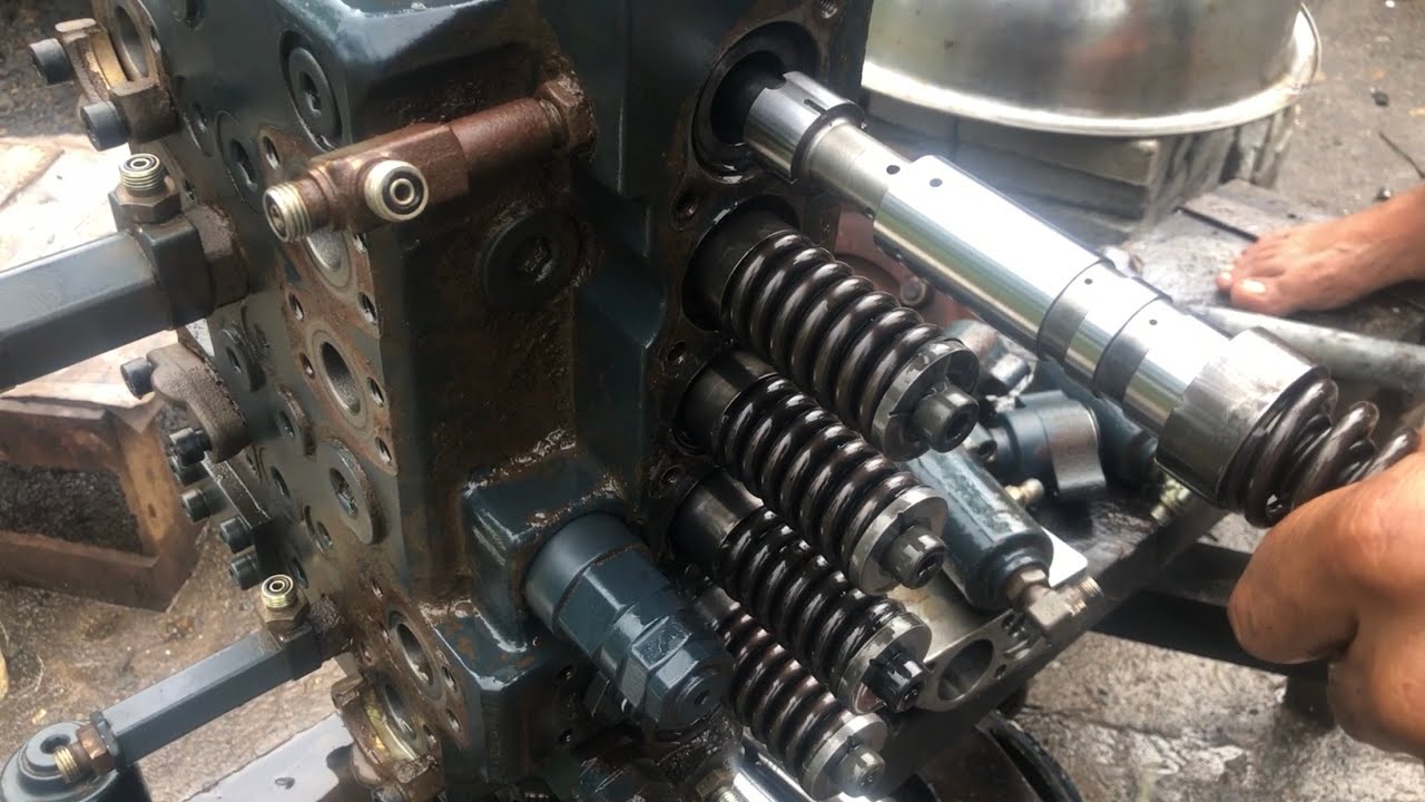 Main control valve troubleshooting Hyundai Problem hard starting