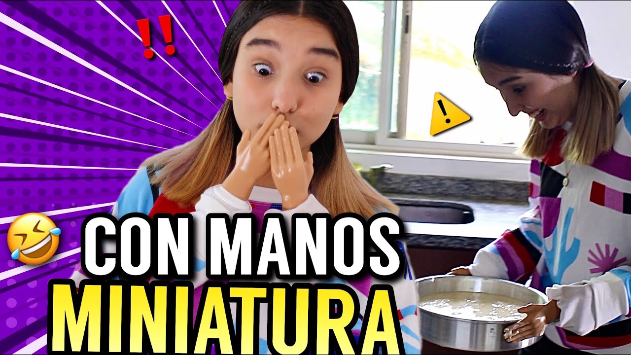 ¡COCINO CON MANOS MINIATURA! *Sale mal* - Gibby :)