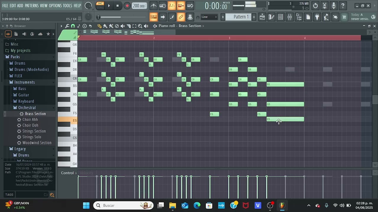 Hacer partituras con fl studio parte 1
