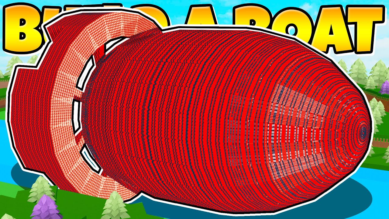 1,000,000 TNT NUKE Destroyed EVERYTHING IN THE GAME! Build a Boat