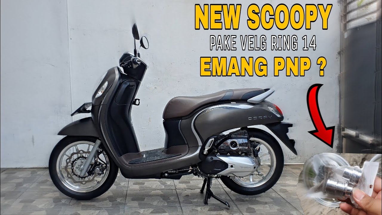 REVIEW PEMASANGAN VELG SCOOPY NEW RING 12 KE VELG RING 14 || APAKAH PNP ? || VELG KTC CHRONOS