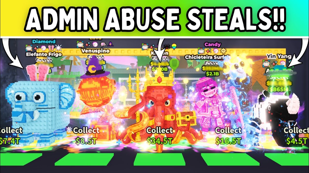I STOLE THE CRAZIEST BRAINROTS FROM SUMMER ADMIN ABUSE!! *INSANE!!!* Steal a Brainrot ROBLOX!