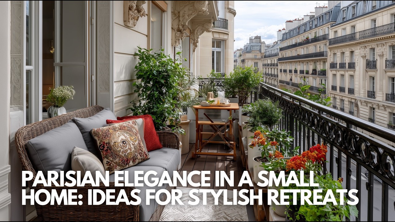 Parisian Elegance in a Small Home: Chic Apartment Ideas for Stylish Retreats
