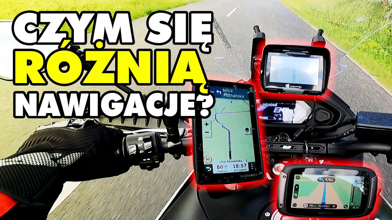 Co WYBRAĆ? TomTom, GARMIN, czy NAVITEL? Nawigacje na Motocykl