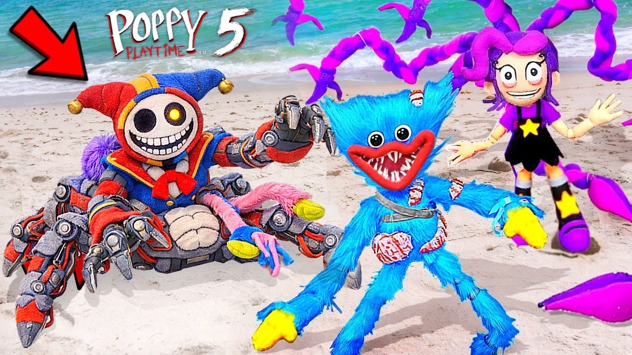 All Poppy Playtime 5 - LILY LOVEBRAIDS VS The PROTOTYPE (Fun at The Beach) - FULL Gameplay