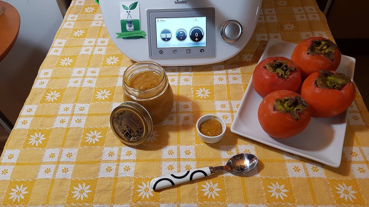 Marmellata di cachi e mele cotogne per bimby TM6 TM5 TM31
