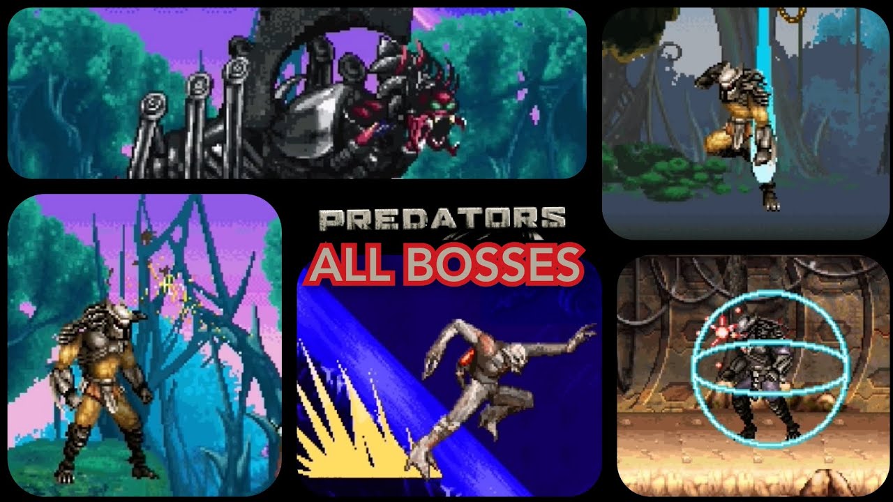 PREDATORS Java game | all bosses |