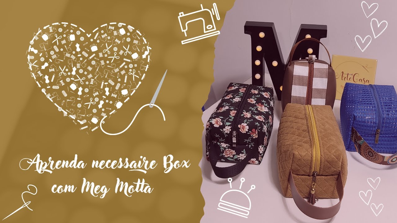 Necessaire Box fácil e rápida
