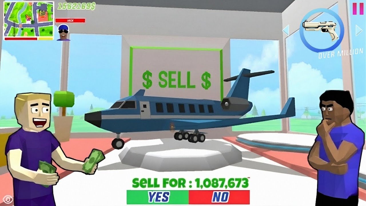 JACK SOLD A MOST EXPENSIVE PLANE IN DUDE THEFT WARS.😍