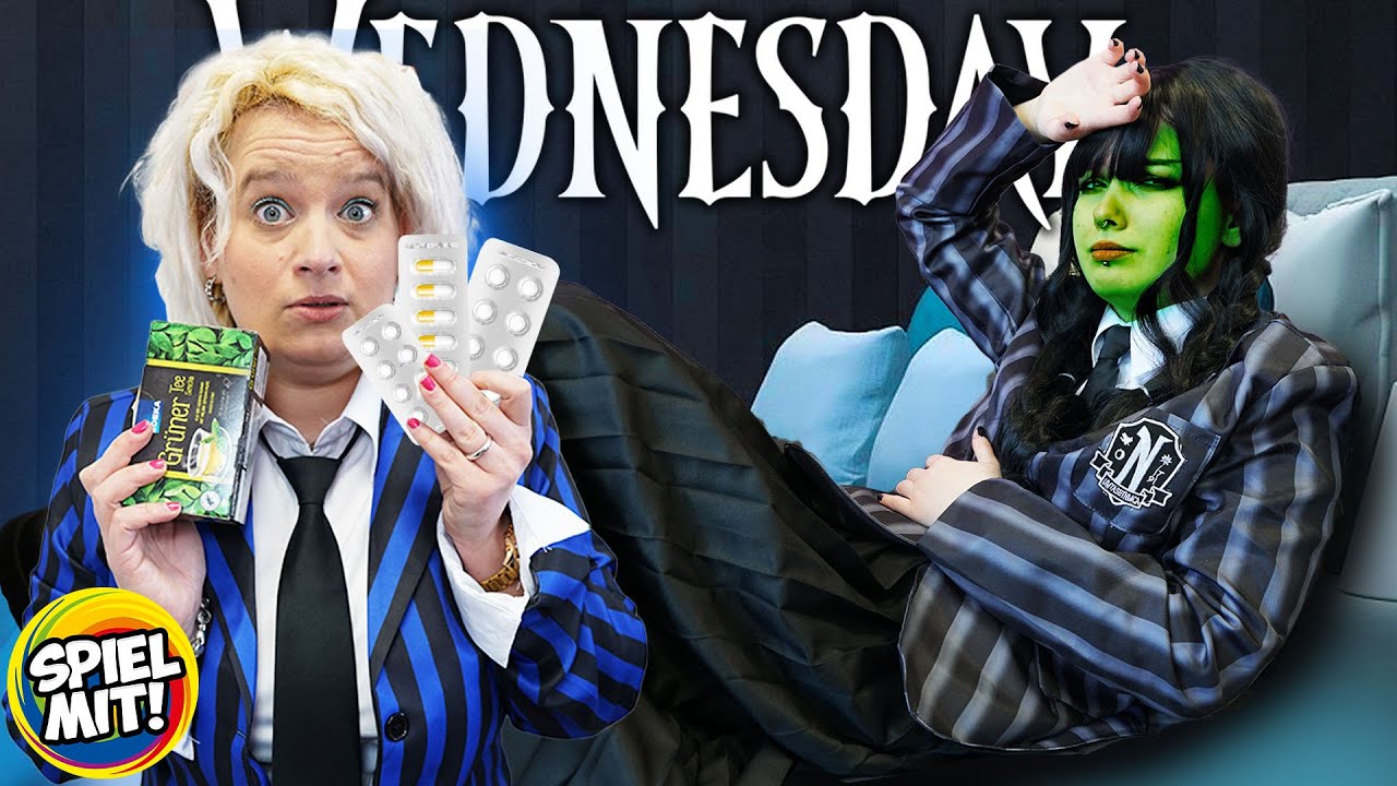 WEDNESDAY IST KRANK & FÄLLT IN OHNMACHT! 😱 WEDNESDAY in REAL LIFE #12