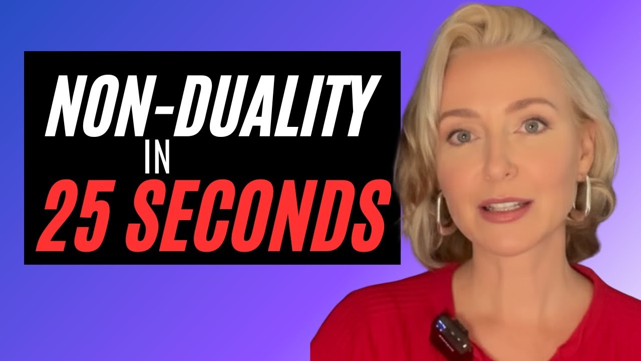 The Simplest Non-Duality Explanation You'll Find