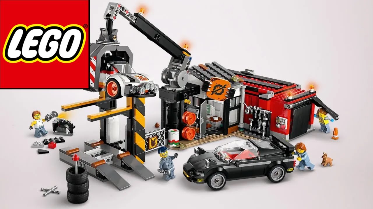 Lego City 60472 Scrapyard with Cars Speed Build