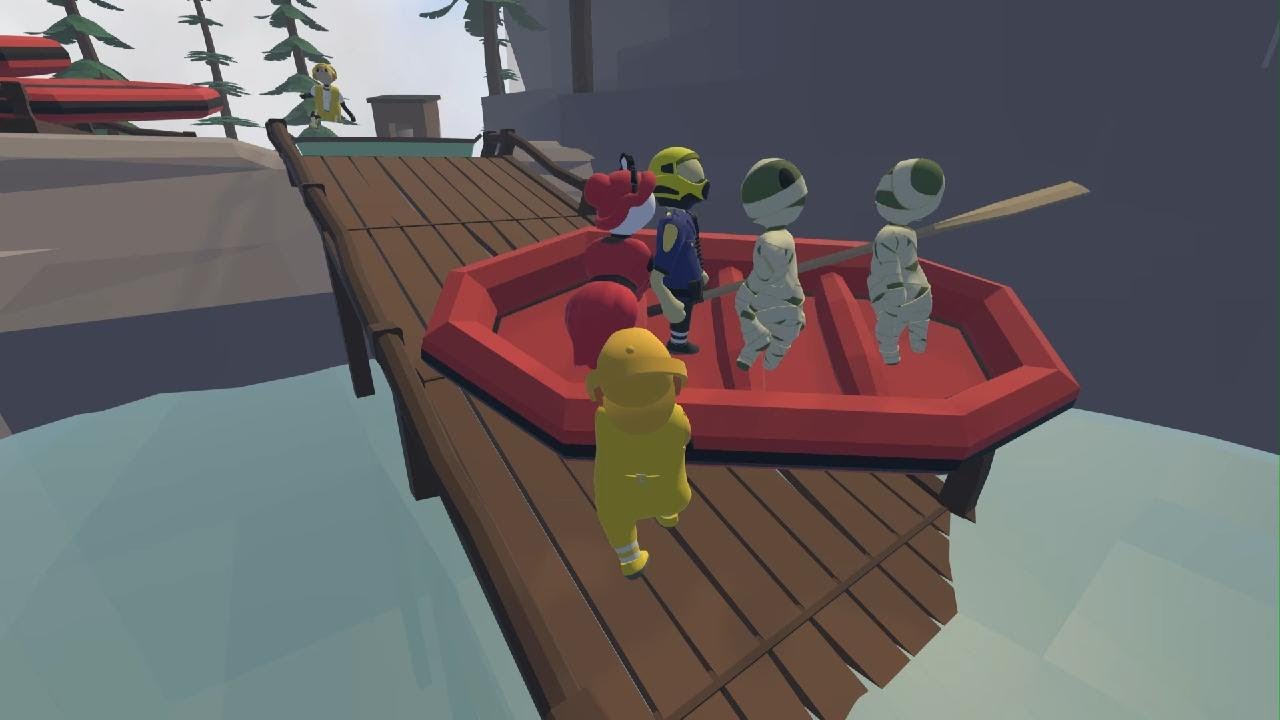 Human Fall Flat boat party 2024