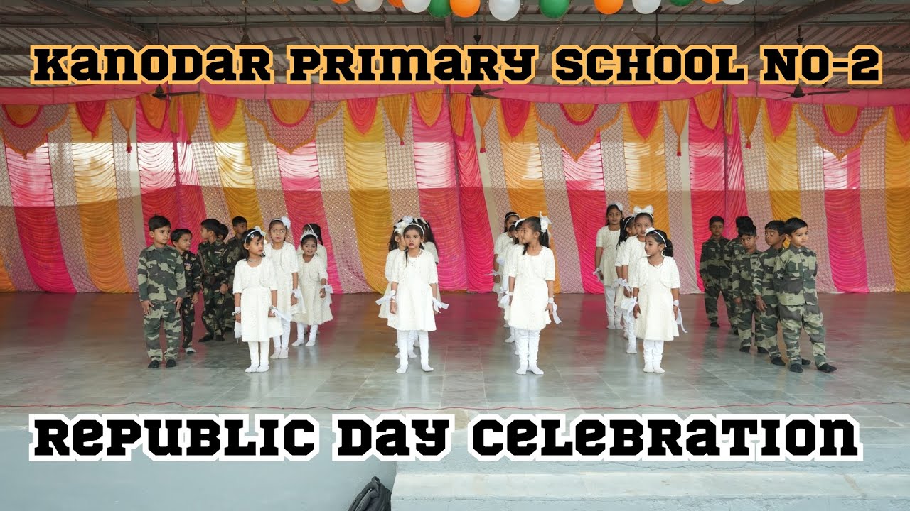 Sandeshe Aate He dance performance Border song Kanodar Primary School No-2 
