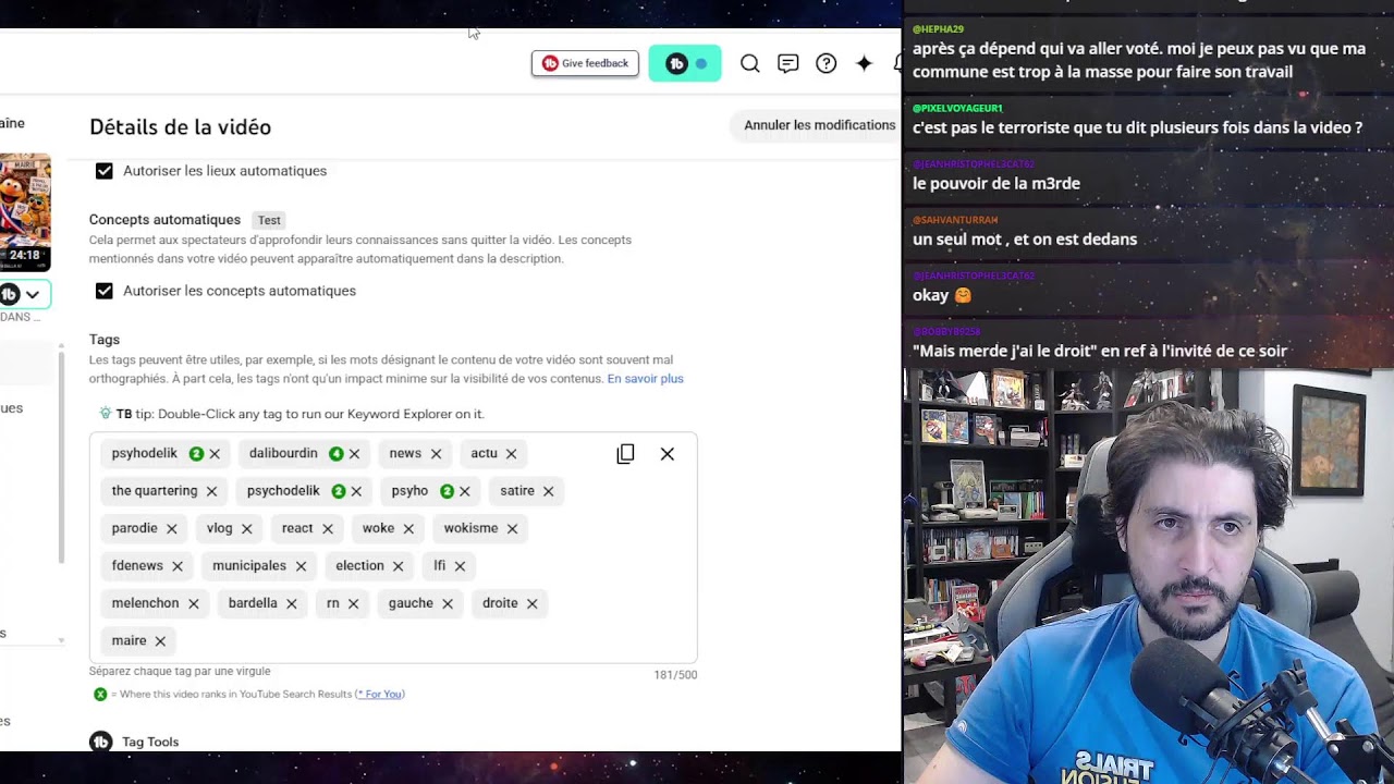 Psyhodelik - Dalibourdin Live - News, Talk, React