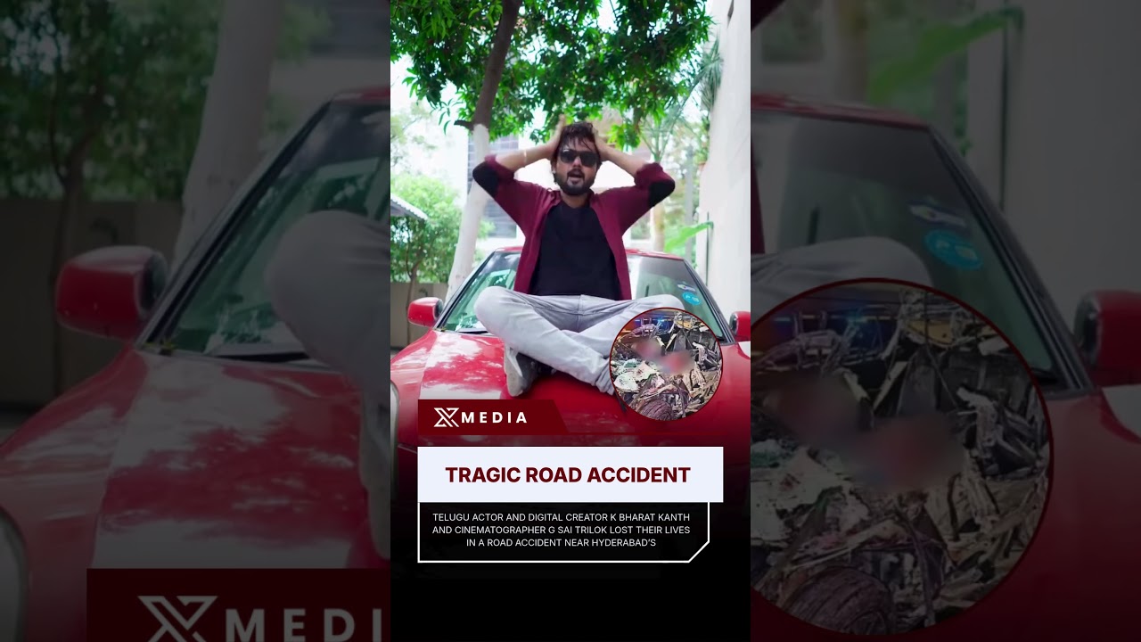 Tragic Road Accident Claims Lives of Telugu Actor K Bharat Kanth & Cinematographer G Sai Trilok 💔🕊️
