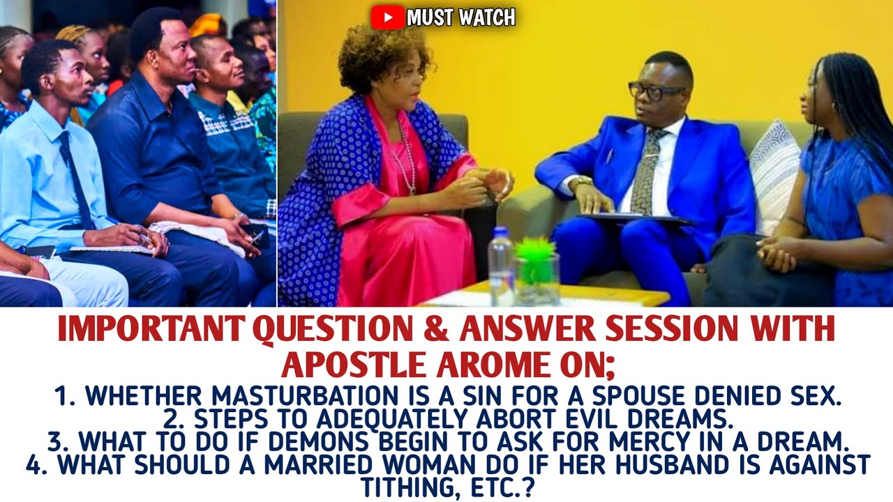 Important  Question & Answer Session With Apostle Arome Osayi On Vital Issues. #apostlearomeosayi