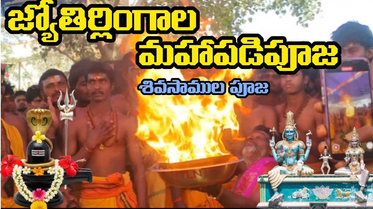 శివ సాముల మహాపడిపూజ || shivapooja || జ్యోతిర్లింగాలా మహాపడిపూజ || శివుని పూజ || #shiva #padipooja 