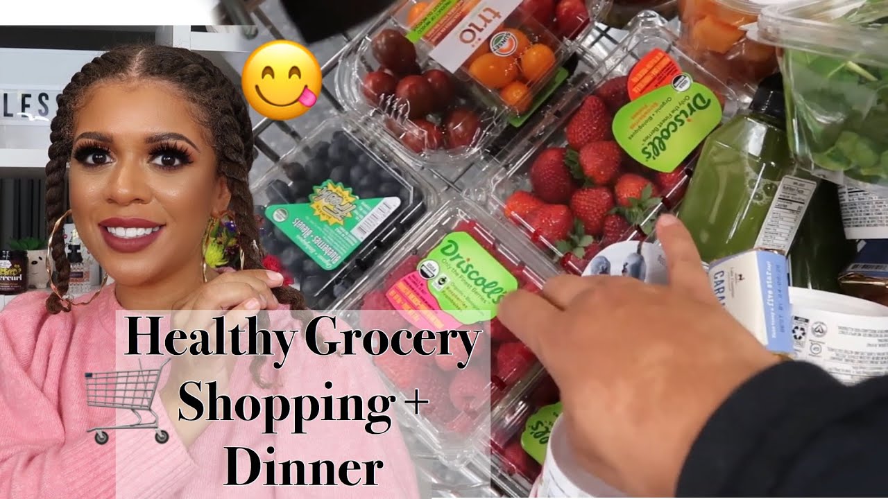 HEALTHY GROCERY SHOPPING + QUICK MEAL IDEA | What I Eat To Lose Weight VLOG