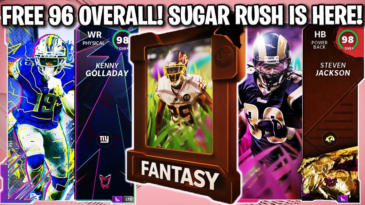 FREE 96 OVERALL! SUGAR RUSH PROMO IS HERE! LTD GOLLADAY, MASTERS STEVEN JACKSON+SHAZIER! | MADDEN 21