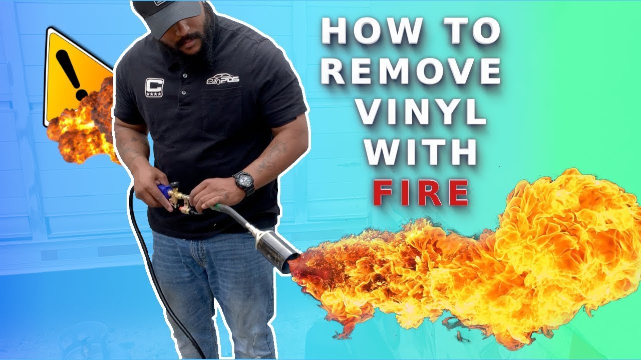 How to Remove Vinyl with a BLOW TORCH