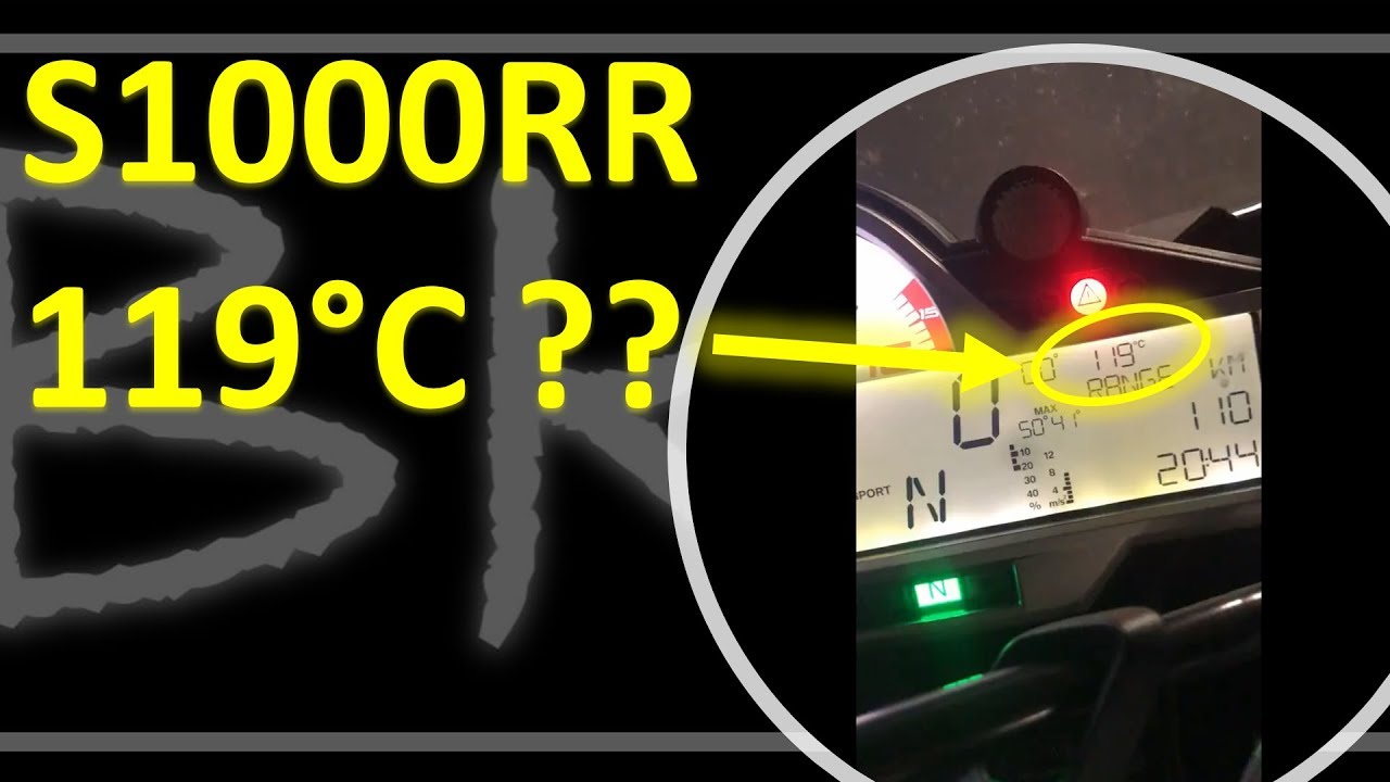 S1000RR - Überhitzt 😮 119°C 😳