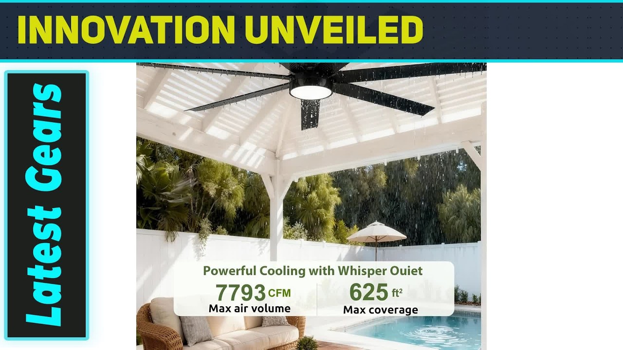 All Weather Wet-Rated Outdoor Ceiling Fan: The Ultimate Outdoor Cooling Solution