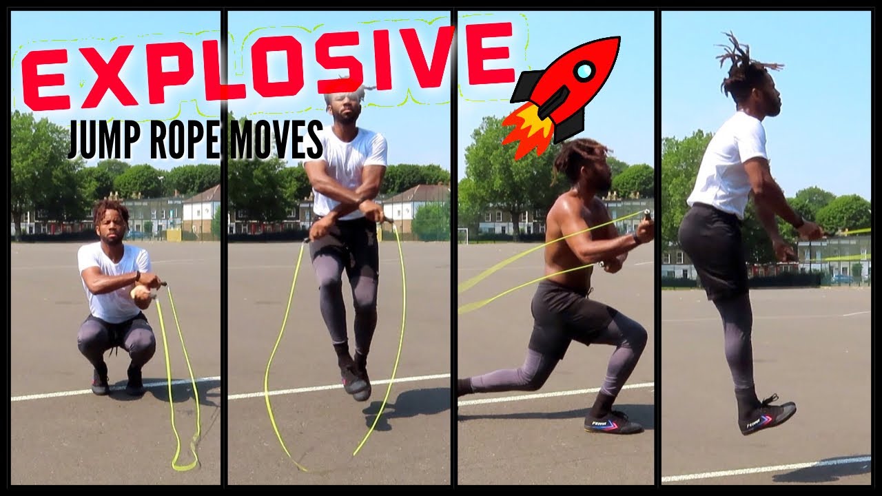 Use These 4 POWERHOUSE Jump Rope Moves to Build Muscle 💥(WARNING⚠️: Explosive Workout Techniques)
