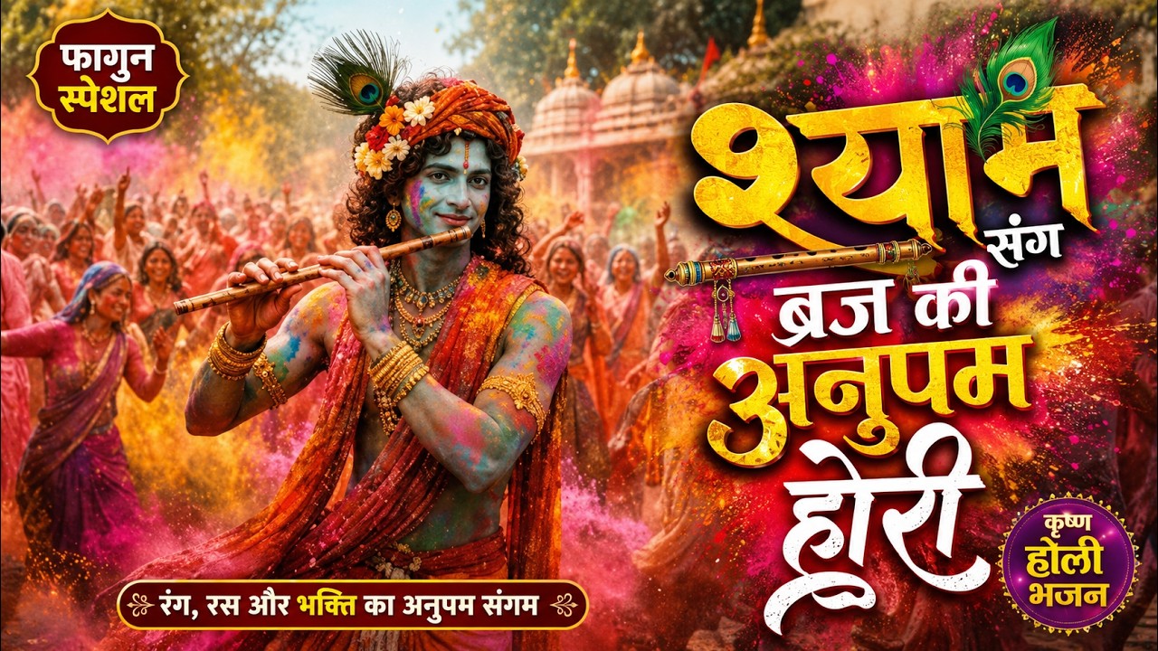 श्याम संग ब्रज की अनुपम होरी | Krishna Holi Devotional