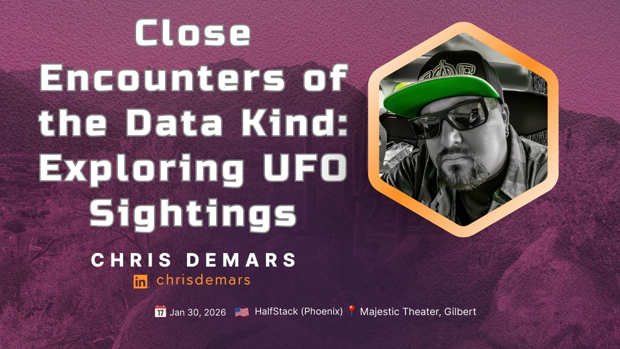 Close Encounters of the Data Kind: Exploring UFO Sightings - Chris DeMars