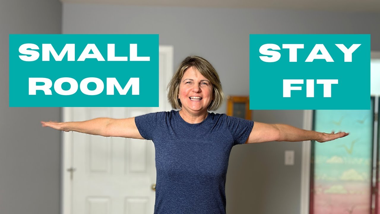 15 Minute SMALL ROOM Workout for 50+ | Stay Fit Anywhere!