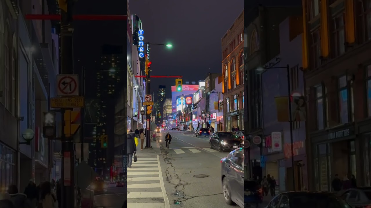 Downtown Toronto - Yonge Street #canada #toronto #busy #travel #relax #downtowntoronto #walkingtour