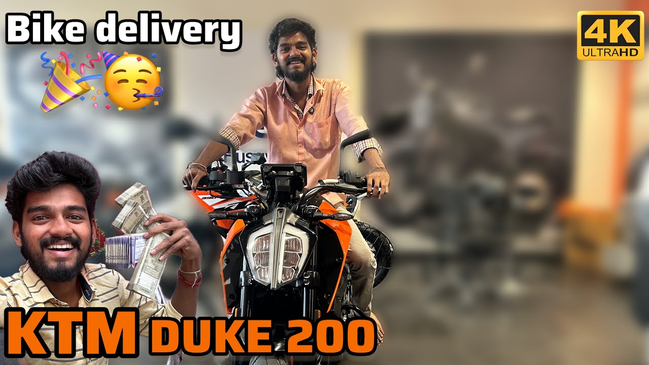 🎉KTM Duke 200 bike Delivery🥳 Experience | First Ride + Reactions 😍”