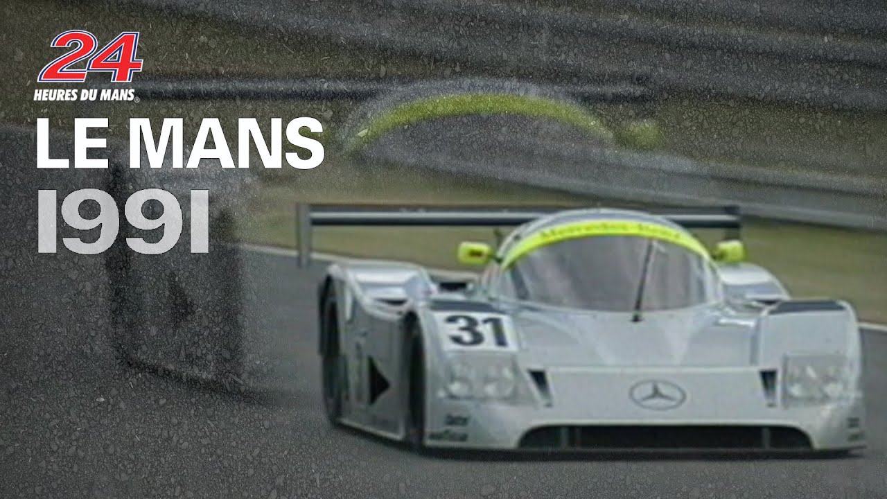 Michael Schumacher in his element at the 1991 Le Mans 24 Hours