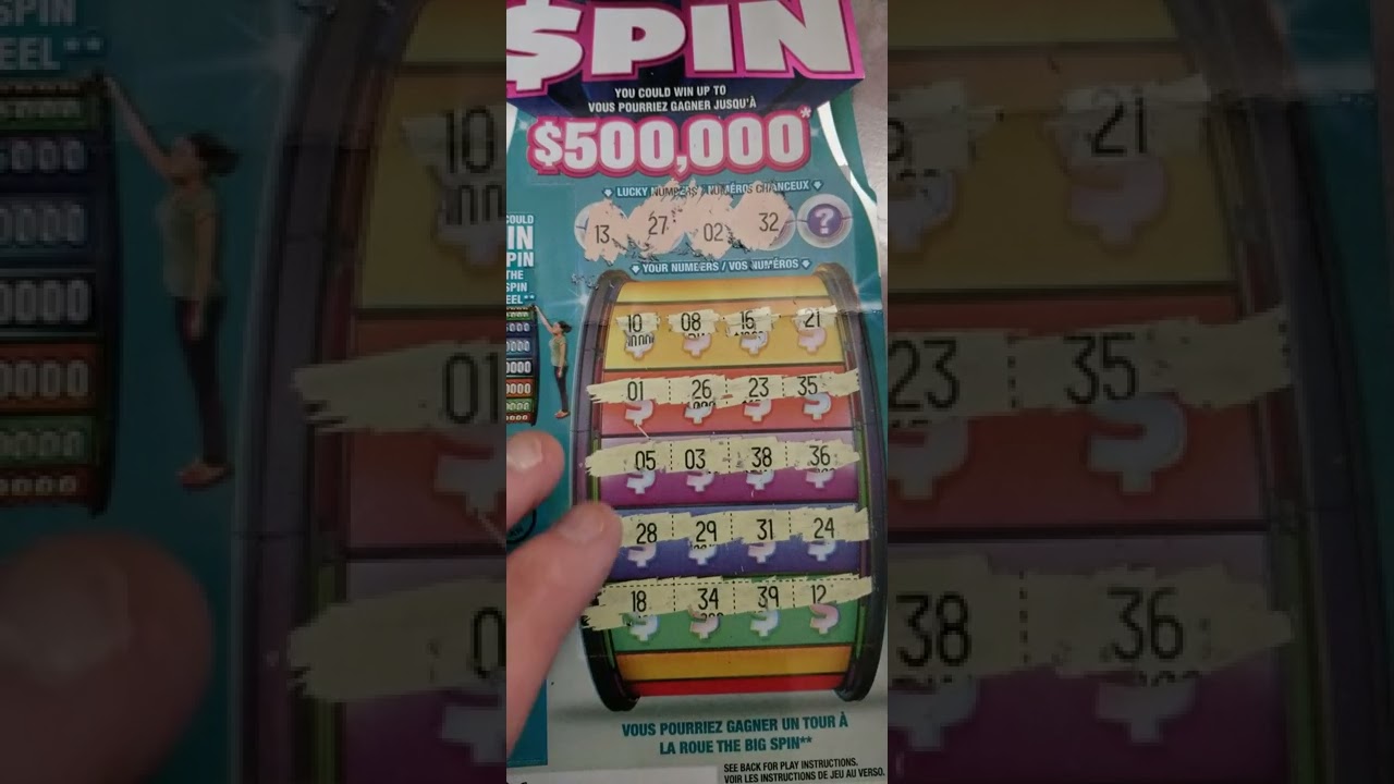 $5 Big Spin Ticket Win No. 2 ! OLG Ontario Lottery BIG SPIN WIN