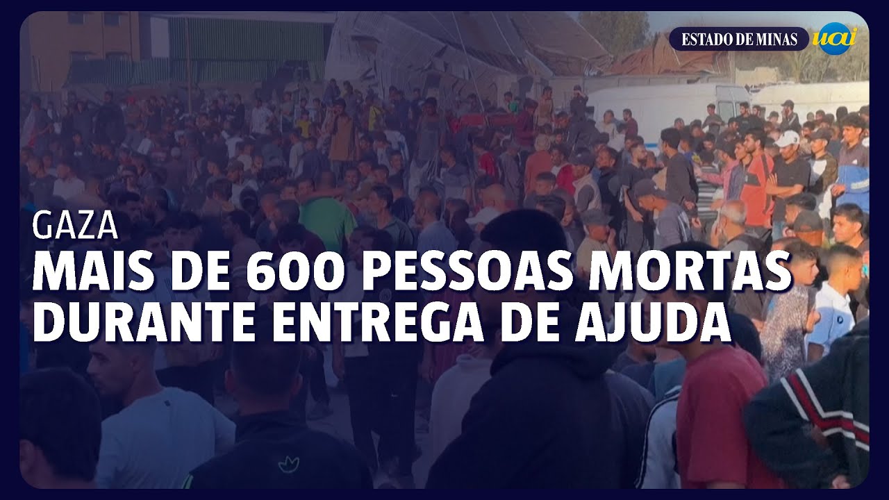 Mais de 600 pessoas morreram durante entrega de ajuda em Gaza