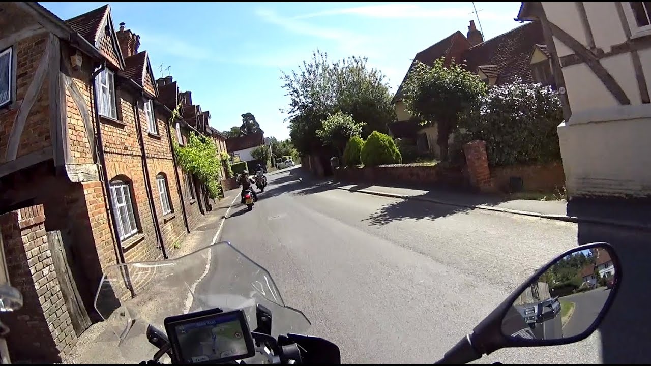 Motorcycle tour to Shere - England