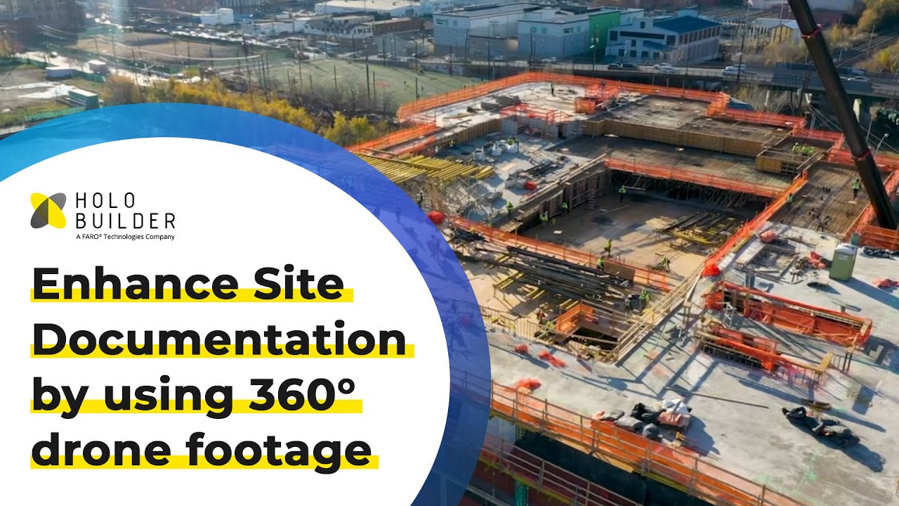 How to use 360&deg; drone footage for jobsite documentation with HoloBuilder