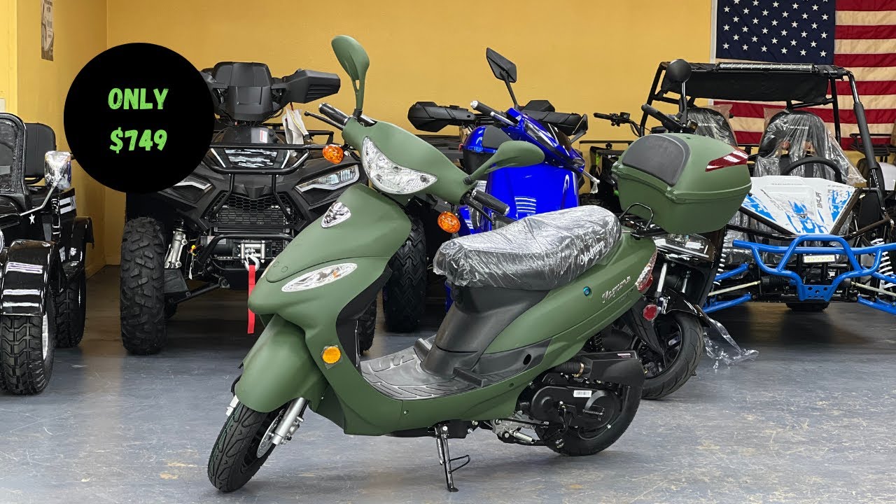 CHEAPEST SCOOTER YOU CAN FIND ONLINE || MAGNUM 50CC MOPED WITH UPGRADES