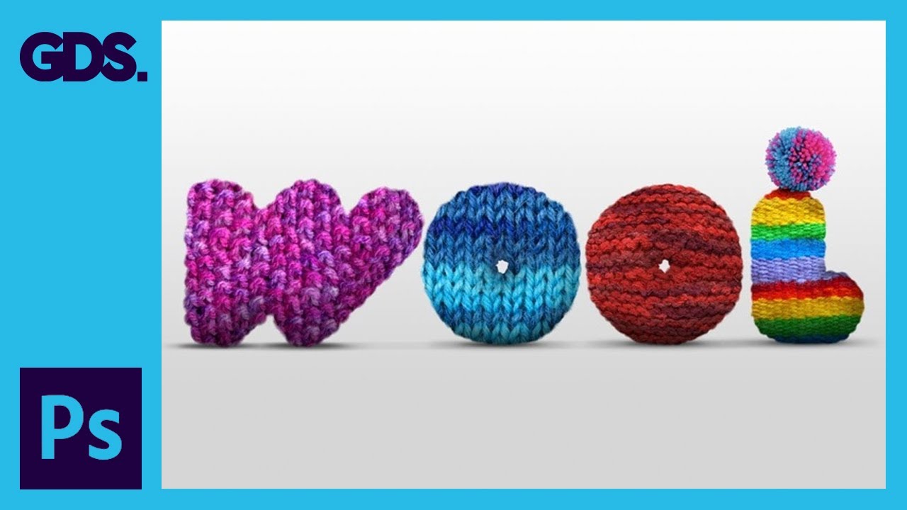 Wool Type Effect | Adobe Photoshop Tutorial