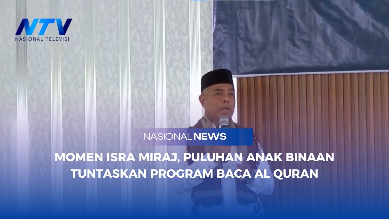MOMEN ISRA MIRAJ, PULUHAN ANAK BINAAN TUNTASKAN PROGRAM BACA AL QURAN