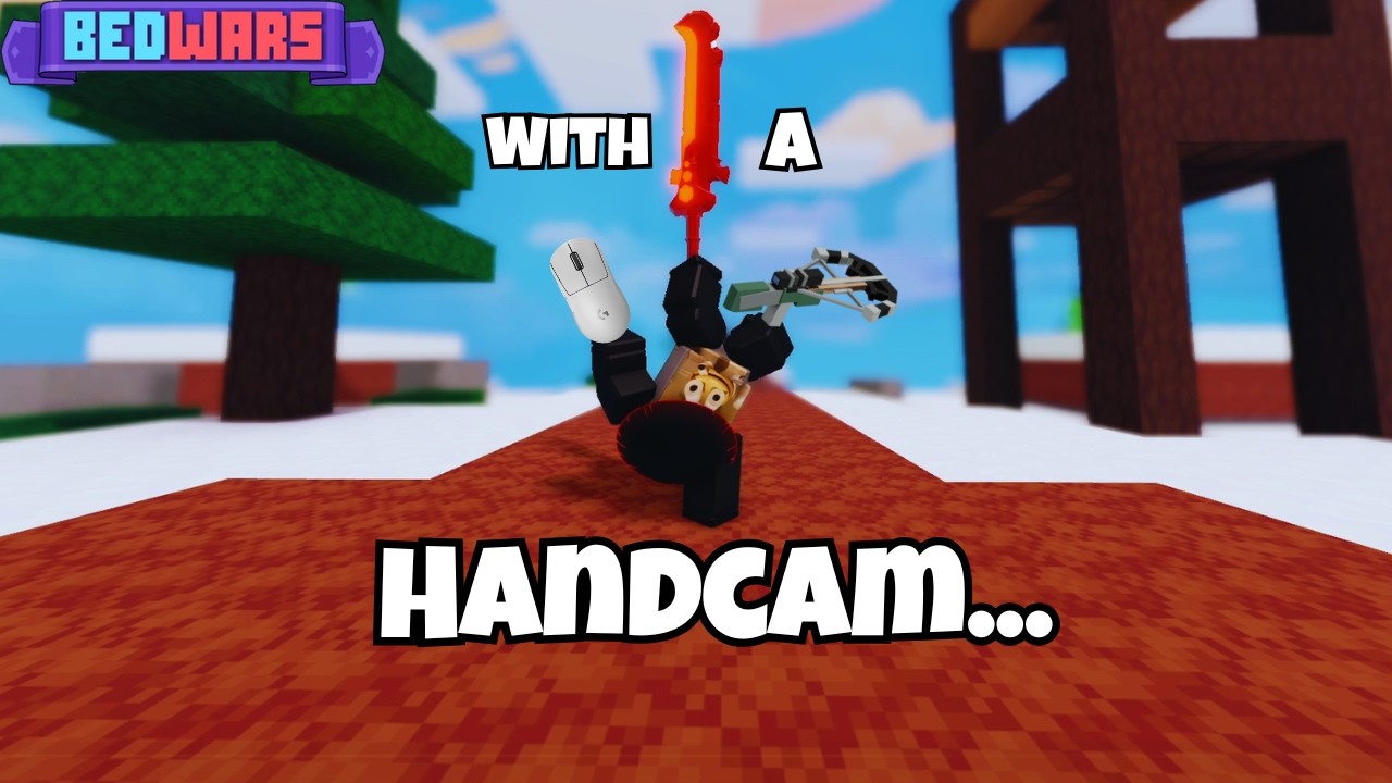 Играем с помощью видеокамеры (Roblox Bedwars)